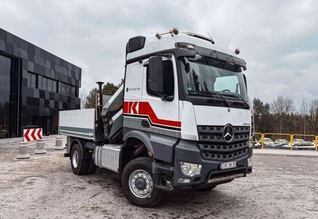 Mercedes-Benz AROCS 1851 PALFINGER PK 20002 Crane Kran - Vrachtwagen met open laadbak, Kraanwagen: afbeelding 5 Mercedes-Benz AROCS 1851 PALFINGER PK 20002 Crane Kran - Vrachtwagen met open laadbak, Kraanwagen: afbeelding 5