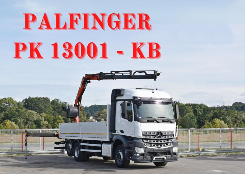 Mercedes-Benz AROCS 2542 - Vrachtwagen met open laadbak, Kraanwagen: afbeelding 1 Mercedes-Benz AROCS 2542 - Vrachtwagen met open laadbak, Kraanwagen: afbeelding 1