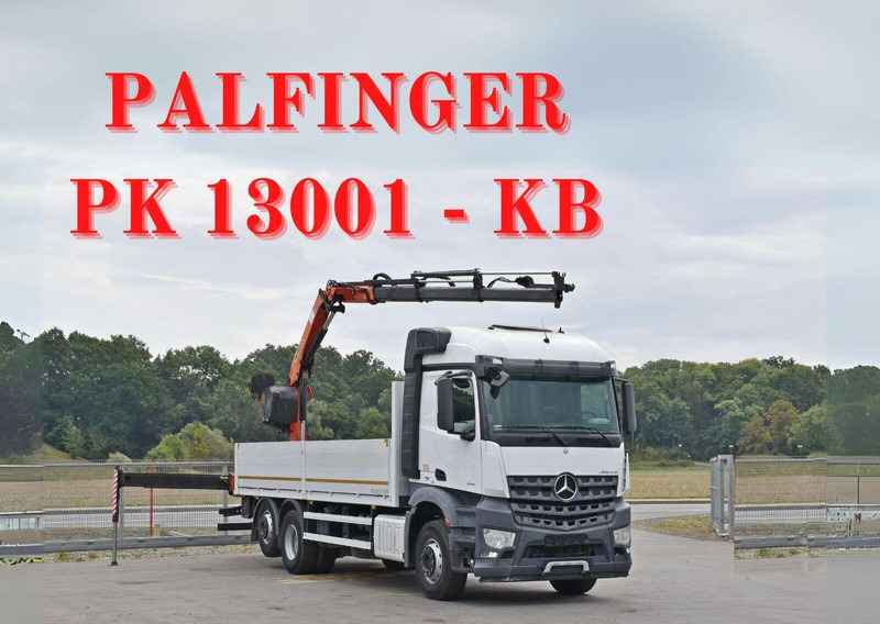 Mercedes-Benz AROCS 2542 - Vrachtwagen met open laadbak, Kraanwagen: afbeelding 1 Mercedes-Benz AROCS 2542 - Vrachtwagen met open laadbak, Kraanwagen: afbeelding 1