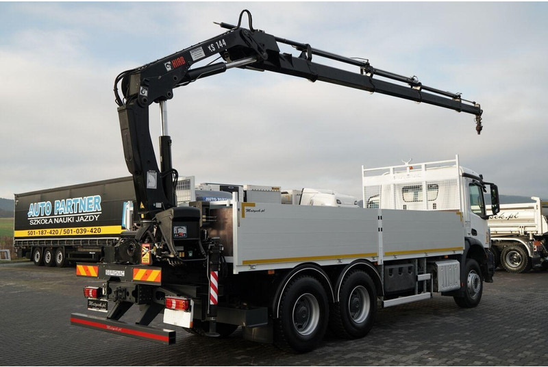 Mercedes-Benz AROCS 2640 / 6x4 / SKRZYNIOWY - 6,5 M / HDS HIAB 144 / wysów: 12 - Vrachtwagen met open laadbak, Kraanwagen: afbeelding 4 Mercedes-Benz AROCS 2640 / 6x4 / SKRZYNIOWY - 6,5 M / HDS HIAB 144 / wysów: 12 - Vrachtwagen met open laadbak, Kraanwagen: afbeelding 4