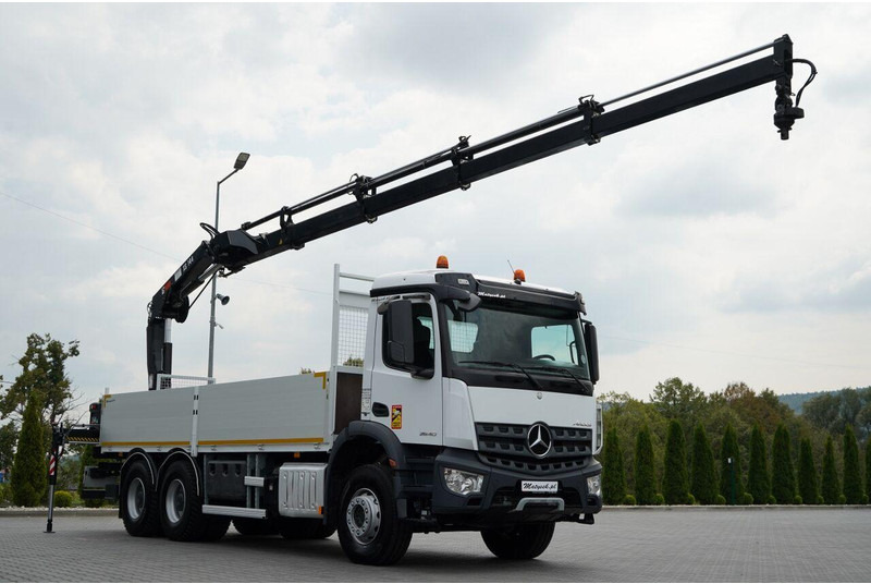Mercedes-Benz / AROCS 2640 / 6x4 / SKRZYNIOWY - 6,5 M / HDS HIAB XS 144 / wysó - Vrachtwagen met open laadbak, Kraanwagen: afbeelding 1 Mercedes-Benz / AROCS 2640 / 6x4 / SKRZYNIOWY - 6,5 M / HDS HIAB XS 144 / wysó - Vrachtwagen met open laadbak, Kraanwagen: afbeelding 1