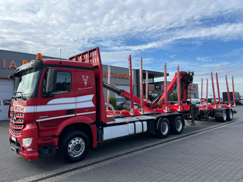 Mercedes-Benz AROCS 2645 EURO 6 6x4 TIMBER CARRIER HOLZTRANSPORT PALFINGER EPS - Houttransport, Kraanwagen: afbeelding 2 Mercedes-Benz AROCS 2645 EURO 6 6x4 TIMBER CARRIER HOLZTRANSPORT PALFINGER EPS - Houttransport, Kraanwagen: afbeelding 2