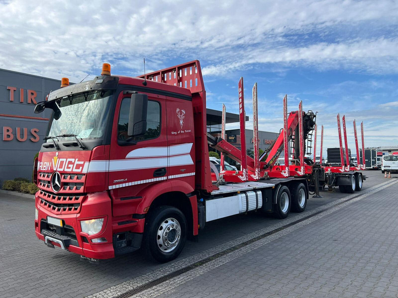 Mercedes-Benz AROCS 2645 EURO 6 6x4 TIMBER CARRIER HOLZTRANSPORT PALFINGER EPS - Houttransport, Kraanwagen: afbeelding 1 Mercedes-Benz AROCS 2645 EURO 6 6x4 TIMBER CARRIER HOLZTRANSPORT PALFINGER EPS - Houttransport, Kraanwagen: afbeelding 1
