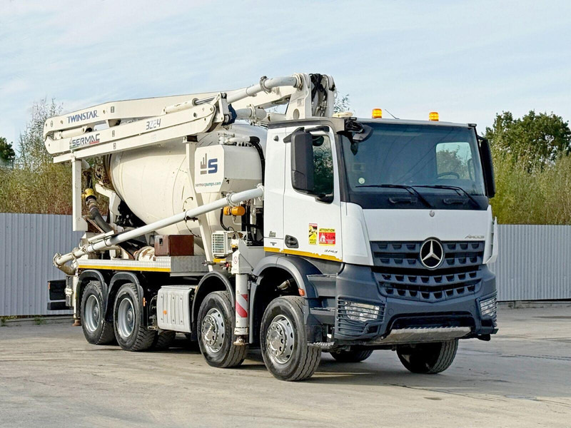 Mercedes-Benz AROCS 3743 * Betonpumpe + FUNK * 8x4 * TOP - Betonpomp: afbeelding 1 Mercedes-Benz AROCS 3743 * Betonpumpe + FUNK * 8x4 * TOP - Betonpomp: afbeelding 1