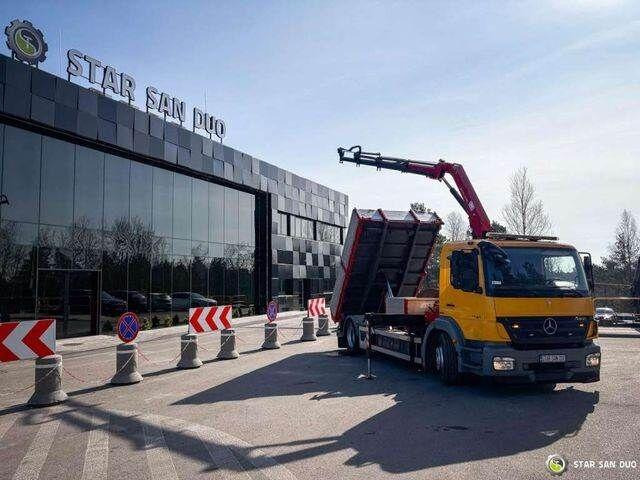 Mercedes-Benz AXOR 1824 4x2 HMF 975 HDS Crane Rotator Kipper - Kipper vrachtwagen, Kraanwagen: afbeelding 5 Mercedes-Benz AXOR 1824 4x2 HMF 975 HDS Crane Rotator Kipper - Kipper vrachtwagen, Kraanwagen: afbeelding 5