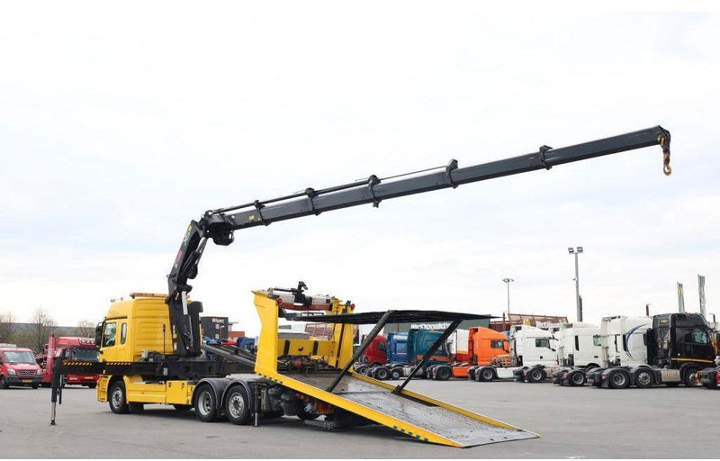 Mercedes-Benz Actros 2532 Vehicle transporter + crane Hiab 477EP-5 HiPro 6x2 - Autovrachtwagen vrachtwagen: afbeelding 4 Mercedes-Benz Actros 2532 Vehicle transporter + crane Hiab 477EP-5 HiPro 6x2 - Autovrachtwagen vrachtwagen: afbeelding 4