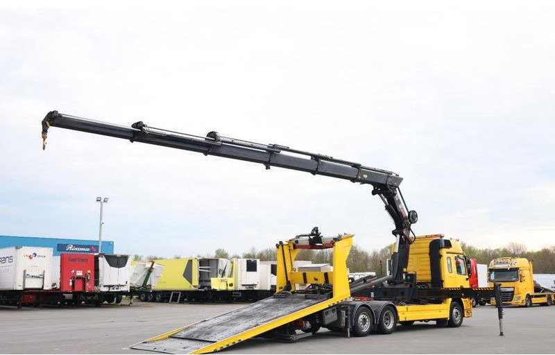 Mercedes-Benz Actros 2532 Vehicle transporter + crane Hiab 477EP-5 HiPro 6x2 - Autovrachtwagen vrachtwagen: afbeelding 5 Mercedes-Benz Actros 2532 Vehicle transporter + crane Hiab 477EP-5 HiPro 6x2 - Autovrachtwagen vrachtwagen: afbeelding 5