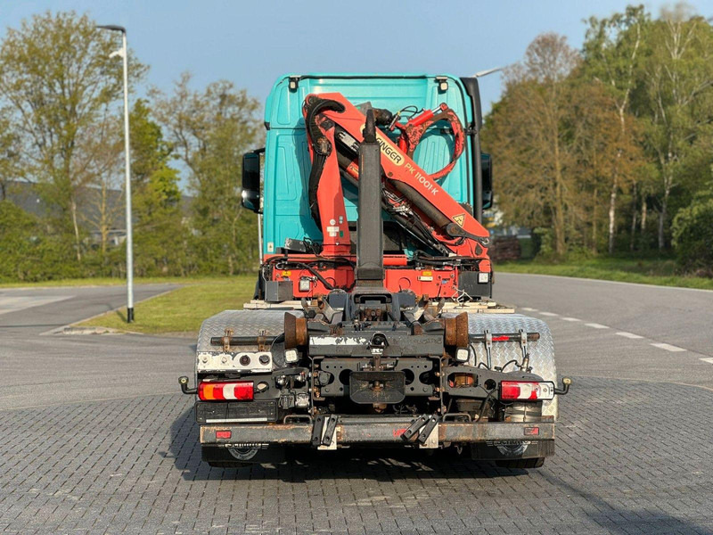 Mercedes-Benz Actros 2540 6x2 Abrollkipper Kran PK 11001 - Vrachtwagen met open laadbak, Kraanwagen: afbeelding 3 Mercedes-Benz Actros 2540 6x2 Abrollkipper Kran PK 11001 - Vrachtwagen met open laadbak, Kraanwagen: afbeelding 3