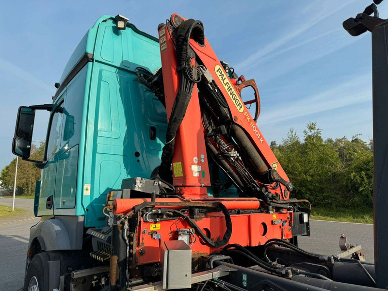 Mercedes-Benz Actros 2540 6x2 Abrollkipper Kran PK 11001 - Vrachtwagen met open laadbak, Kraanwagen: afbeelding 4 Mercedes-Benz Actros 2540 6x2 Abrollkipper Kran PK 11001 - Vrachtwagen met open laadbak, Kraanwagen: afbeelding 4