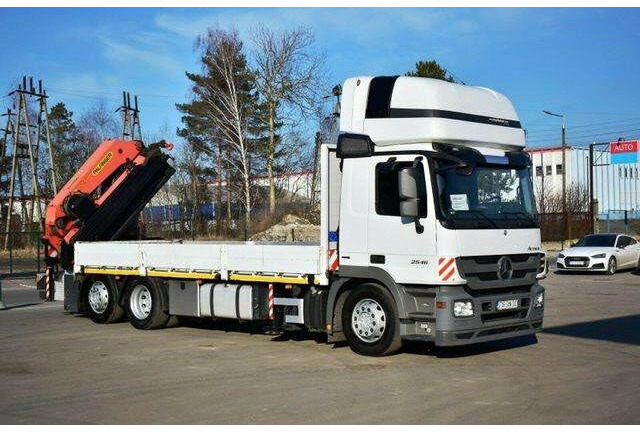 Mercedes-Benz Actros 2546 6x2 Palfinger PK 53002 Crane Kran - Vrachtwagen met open laadbak, Kraanwagen: afbeelding 2 Mercedes-Benz Actros 2546 6x2 Palfinger PK 53002 Crane Kran - Vrachtwagen met open laadbak, Kraanwagen: afbeelding 2