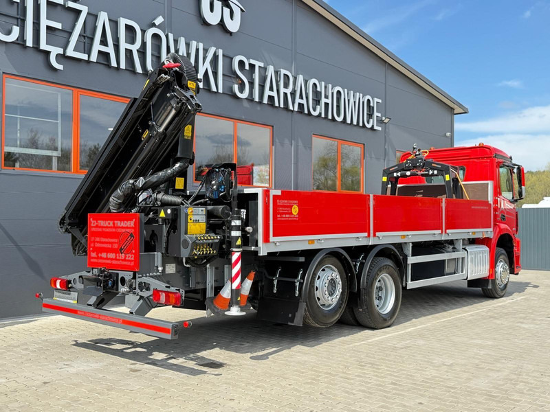 Mercedes-Benz Arocs Actros 2532 / E6 / 6x2 / skrzynia + żuraw Palfinger / budo - Vrachtwagen met open laadbak, Kraanwagen: afbeelding 5 Mercedes-Benz Arocs Actros 2532 / E6 / 6x2 / skrzynia + żuraw Palfinger / budo - Vrachtwagen met open laadbak, Kraanwagen: afbeelding 5