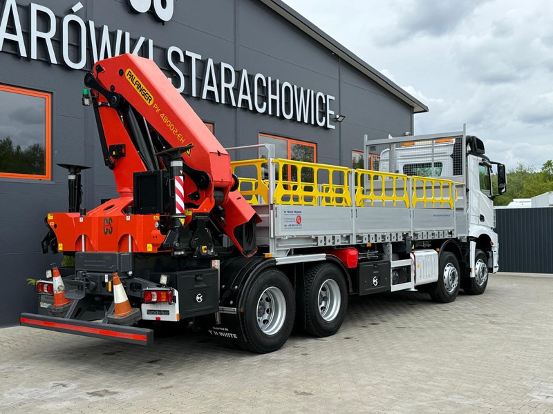 Mercedes-Benz Arocs Actros 3236 // E6 // 8x4 // Palfinger PK4800 - Vrachtwagen met open laadbak, Kraanwagen: afbeelding 4 Mercedes-Benz Arocs Actros 3236 // E6 // 8x4 // Palfinger PK4800 - Vrachtwagen met open laadbak, Kraanwagen: afbeelding 4