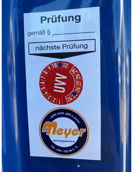 Portaalarmsysteem vrachtwagen Mercedes-Benz Atego 1624 -Meiller Absetzkipper: afbeelding 12