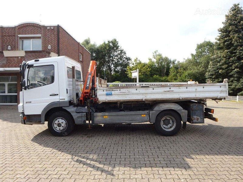 Mercedes-Benz Atego 818 - 3 way tipper+crane - Kipper vrachtwagen, Kraanwagen: afbeelding 3 Mercedes-Benz Atego 818 - 3 way tipper+crane - Kipper vrachtwagen, Kraanwagen: afbeelding 3