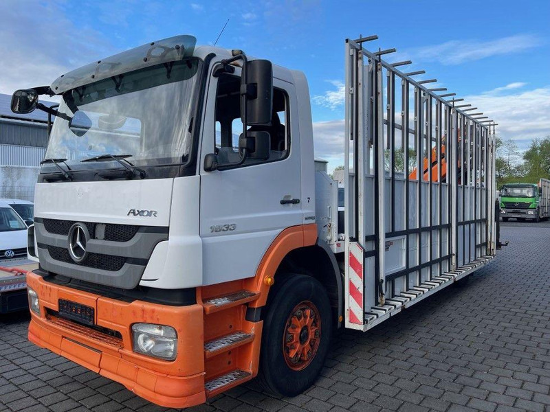 Mercedes-Benz Axor 1833 - Vrachtwagen met open laadbak, Kraanwagen: afbeelding 1 Mercedes-Benz Axor 1833 - Vrachtwagen met open laadbak, Kraanwagen: afbeelding 1