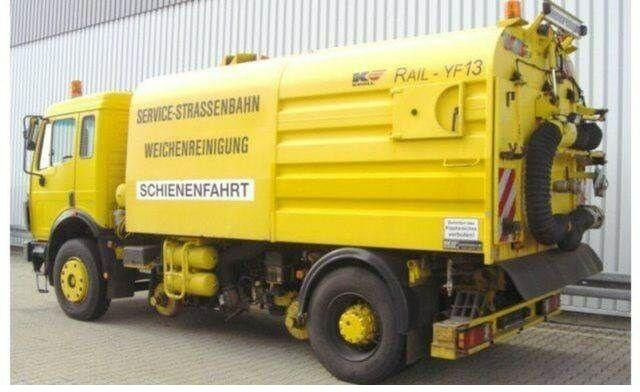 Mercedes-Benz SK 1820 4x2 Schienenreinigungs Kehrmaschine RAIL - Veegwagen: afbeelding 3 Mercedes-Benz SK 1820 4x2 Schienenreinigungs Kehrmaschine RAIL - Veegwagen: afbeelding 3