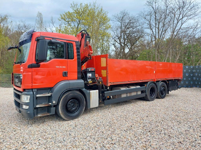 Mercedes-Benz TGS 26.360 FG 6x2, BL, daruval-HIAB 144, Euro5 - Vrachtwagen met open laadbak, Kraanwagen: afbeelding 1 Mercedes-Benz TGS 26.360 FG 6x2, BL, daruval-HIAB 144, Euro5 - Vrachtwagen met open laadbak, Kraanwagen: afbeelding 1
