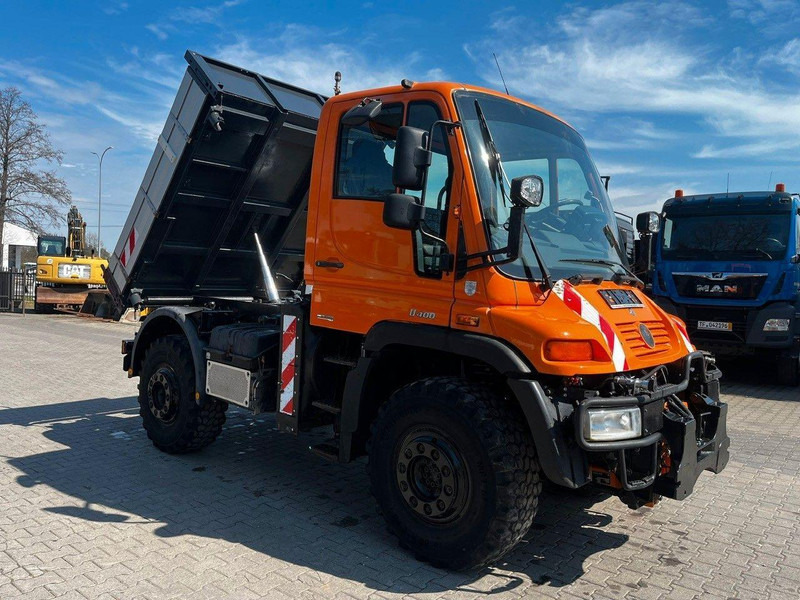 Mercedes-Benz UNIMOG U400 405/12 ZUGMASCHINE/ KIPPER - Kiepwagen: afbeelding 1 Mercedes-Benz UNIMOG U400 405/12 ZUGMASCHINE/ KIPPER - Kiepwagen: afbeelding 1