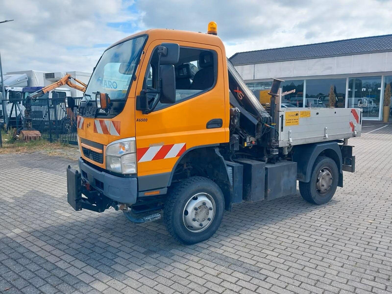 Mitsubishi Pfau Rexter A6500 - Tipper truck + crane - Kipper vrachtwagen, Kraanwagen: afbeelding 1 Mitsubishi Pfau Rexter A6500 - Tipper truck + crane - Kipper vrachtwagen, Kraanwagen: afbeelding 1