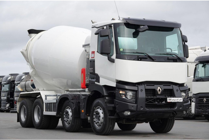 Renault C 380 / 8X4 / BETONOMIESZARKA / GRUSZKA / LIEBHERR 9 M3 / EURO 6 - Betonmixer: afbeelding 5 Renault C 380 / 8X4 / BETONOMIESZARKA / GRUSZKA / LIEBHERR 9 M3 / EURO 6 - Betonmixer: afbeelding 5