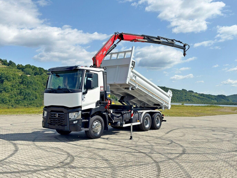 Renault C 430 * FASSI F165A.0.23 + FUNK * 6x4 - Kipper vrachtwagen, Kraanwagen: afbeelding 2 Renault C 430 * FASSI F165A.0.23 + FUNK * 6x4 - Kipper vrachtwagen, Kraanwagen: afbeelding 2
