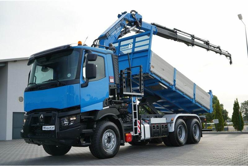 Renault C 430 - Kipper vrachtwagen, Kraanwagen: afbeelding 1 Renault C 430 - Kipper vrachtwagen, Kraanwagen: afbeelding 1