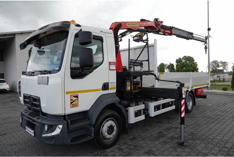 Renault D 210/ 4X2 / SKRZYNIOWY 5 M + HDS PALFINGER PK 8.501 SLD A / UD - Vrachtwagen met open laadbak, Kraanwagen: afbeelding 3 Renault D 210/ 4X2 / SKRZYNIOWY 5 M + HDS PALFINGER PK 8.501 SLD A / UD - Vrachtwagen met open laadbak, Kraanwagen: afbeelding 3
