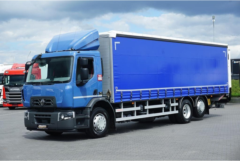 Renault D 320 / EURO 6 / FIRANKA + WINDA / 21 PALET / ŁAD. 16 530 KG - Schuifzeilen vrachtwagen: afbeelding 1 Renault D 320 / EURO 6 / FIRANKA + WINDA / 21 PALET / ŁAD. 16 530 KG - Schuifzeilen vrachtwagen: afbeelding 1