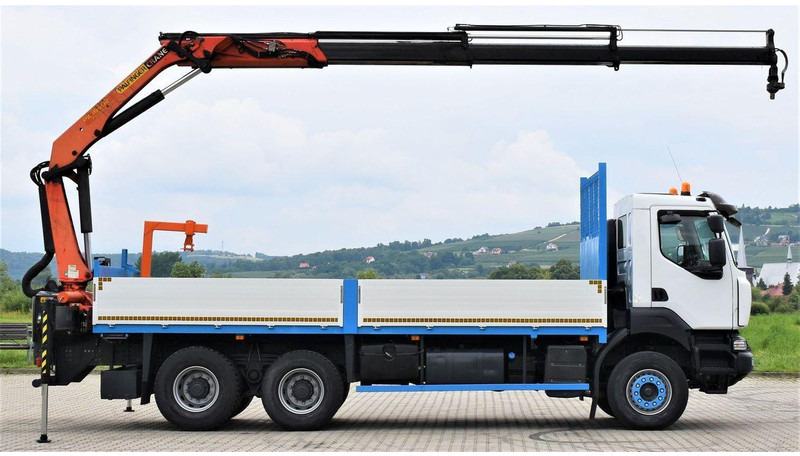 Renault KERAX 370 - Vrachtwagen met open laadbak, Kraanwagen: afbeelding 5 Renault KERAX 370 - Vrachtwagen met open laadbak, Kraanwagen: afbeelding 5