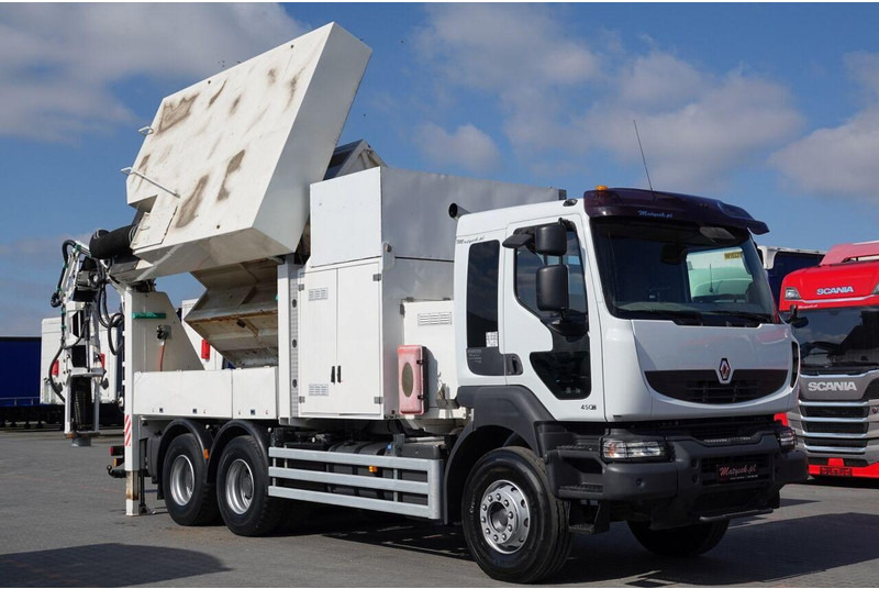 Renault KERAX 450 / 6x4 / MTS SAUGBAGGER 3A11T /ASENIZACYJNY / ŁADOWARKA - Vacuümwagen: afbeelding 1 Renault KERAX 450 / 6x4 / MTS SAUGBAGGER 3A11T /ASENIZACYJNY / ŁADOWARKA - Vacuümwagen: afbeelding 1