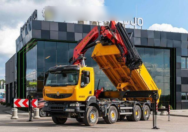 Renault KERAX 450 8x4 PALFINGER PK 60002 Crane Tipper - Kipper vrachtwagen, Kraanwagen: afbeelding 2 Renault KERAX 450 8x4 PALFINGER PK 60002 Crane Tipper - Kipper vrachtwagen, Kraanwagen: afbeelding 2