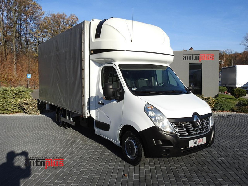Renault MASTER PLANDEKA 10 PALET TEMPOMAT KLIMATYZACJA PNEUMATYKA  170KM - Schuifzeilen bestelwagen: afbeelding 1 Renault MASTER PLANDEKA 10 PALET TEMPOMAT KLIMATYZACJA PNEUMATYKA  170KM - Schuifzeilen bestelwagen: afbeelding 1