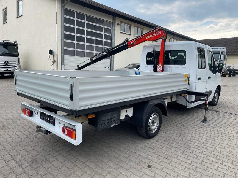 Renault Master Doka - Flatbed truck + crane - Bestelwagen open laadbak, Bestelwagen met dubbele cabine: afbeelding 3 Renault Master Doka - Flatbed truck + crane - Bestelwagen open laadbak, Bestelwagen met dubbele cabine: afbeelding 3
