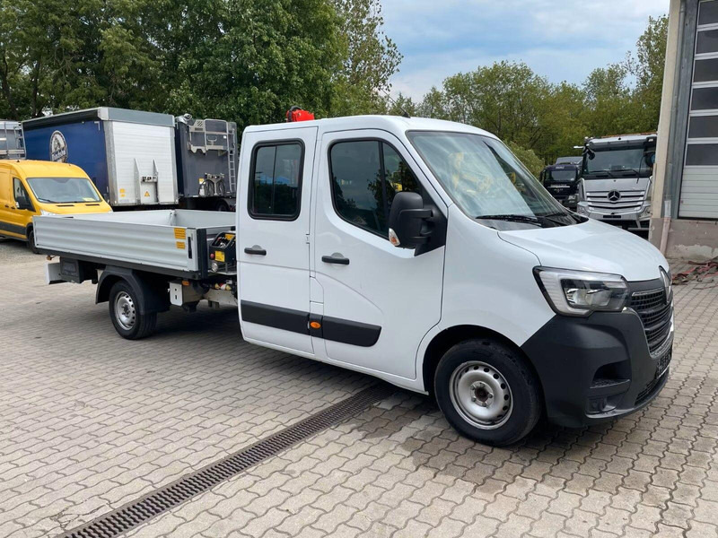 Renault Master Doka - Flatbed truck + crane - Bestelwagen open laadbak, Bestelwagen met dubbele cabine: afbeelding 2 Renault Master Doka - Flatbed truck + crane - Bestelwagen open laadbak, Bestelwagen met dubbele cabine: afbeelding 2