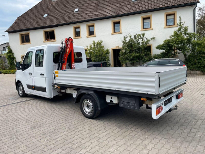 Renault Master Doka - Flatbed truck + crane - Bestelwagen open laadbak, Bestelwagen met dubbele cabine: afbeelding 4 Renault Master Doka - Flatbed truck + crane - Bestelwagen open laadbak, Bestelwagen met dubbele cabine: afbeelding 4