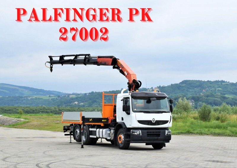 Renault PREMIUM 430 DXI* FUNK * TOPZUSTAND - Vrachtwagen met open laadbak, Kraanwagen: afbeelding 1 Renault PREMIUM 430 DXI* FUNK * TOPZUSTAND - Vrachtwagen met open laadbak, Kraanwagen: afbeelding 1