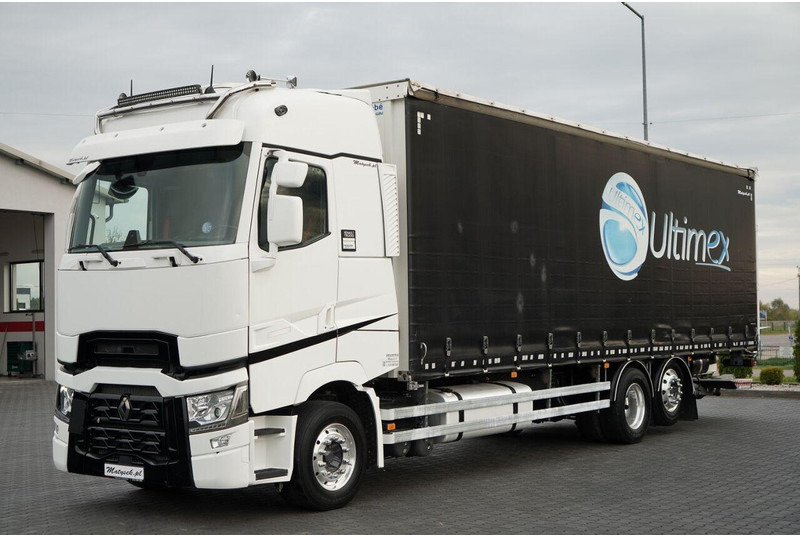 Renault T 440 / 6X2 / SOLÓWKA / FIRANKA 9.5 M / I-PARK COOL / WINDA / AL - Schuifzeilen vrachtwagen: afbeelding 1 Renault T 440 / 6X2 / SOLÓWKA / FIRANKA 9.5 M / I-PARK COOL / WINDA / AL - Schuifzeilen vrachtwagen: afbeelding 1