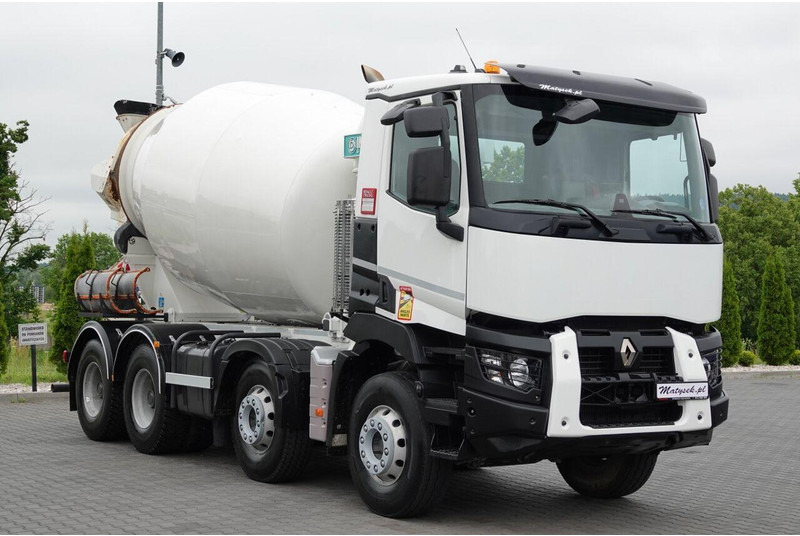 Renault T 460 / 8X4 / BETONOMIESZARKA / GRUSZKA 9M3 / IMER / ALUFELGI / - Betonmixer: afbeelding 1 Renault T 460 / 8X4 / BETONOMIESZARKA / GRUSZKA 9M3 / IMER / ALUFELGI / - Betonmixer: afbeelding 1