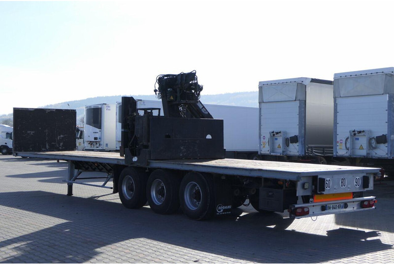 Samro NACZEPA PLATFORMA + HDS HIAB R 150 / DO BUDOWLANKI / PODŁOGA SZY - Open bak met boorden oplegger: afbeelding 4 Samro NACZEPA PLATFORMA + HDS HIAB R 150 / DO BUDOWLANKI / PODŁOGA SZY - Open bak met boorden oplegger: afbeelding 4