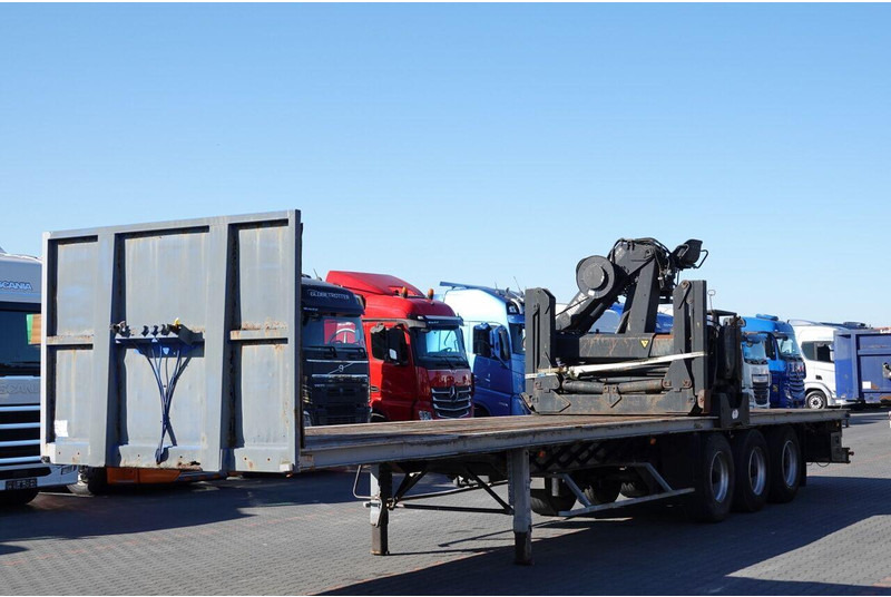 Samro NACZEPA PLATFORMA / + HDS HIAB R 150 F3 - WYSÓW : 8 METRÓW - Open bak met boorden oplegger: afbeelding 2 Samro NACZEPA PLATFORMA / + HDS HIAB R 150 F3 - WYSÓW : 8 METRÓW - Open bak met boorden oplegger: afbeelding 2