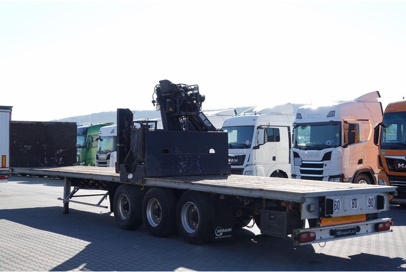 Samro NACZEPA PLATFORMA / + HDS HIAB R 150 F3 - WYSÓW : 8 METRÓW - Open bak met boorden oplegger: afbeelding 5 Samro NACZEPA PLATFORMA / + HDS HIAB R 150 F3 - WYSÓW : 8 METRÓW - Open bak met boorden oplegger: afbeelding 5