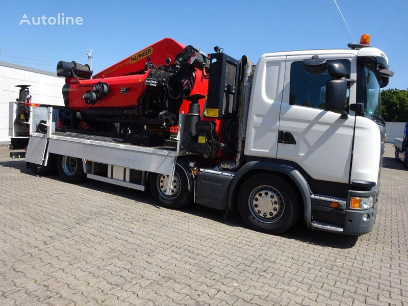 Scania G410 - Flatbed+crane - Vrachtwagen met open laadbak, Kraanwagen: afbeelding 3 Scania G410 - Flatbed+crane - Vrachtwagen met open laadbak, Kraanwagen: afbeelding 3