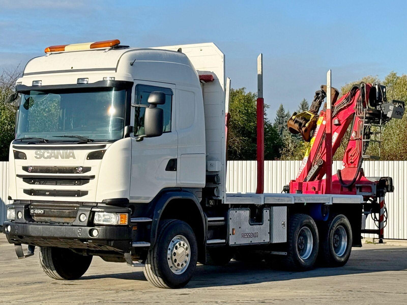 Scania G490 - Houttransport, Kraanwagen: afbeelding 4 Scania G490 - Houttransport, Kraanwagen: afbeelding 4