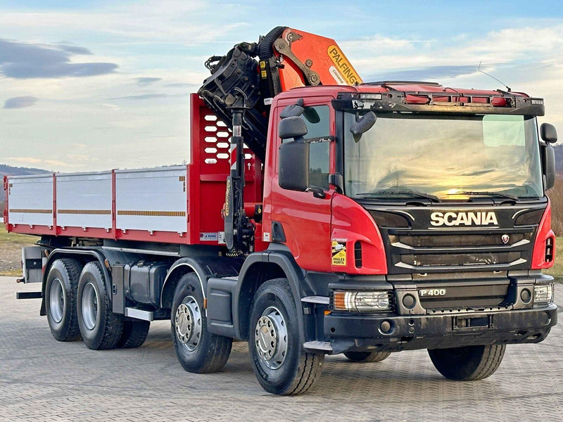 Scania P 400 - Kipper vrachtwagen, Kraanwagen: afbeelding 4 Scania P 400 - Kipper vrachtwagen, Kraanwagen: afbeelding 4