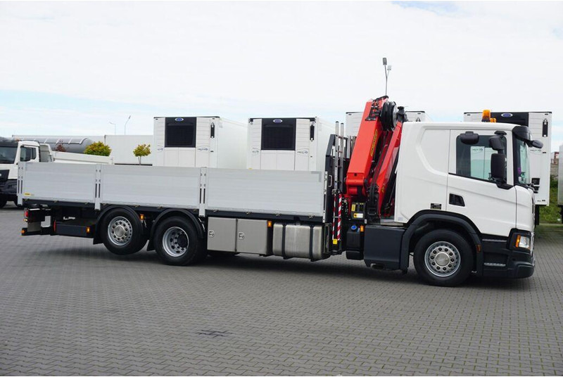 Scania P 410 / 6 X 2 / SKRZYNIOWY + HDS / PALFINGER PK 24 001 / OŚ SKRĘ - Vrachtwagen met open laadbak, Kraanwagen: afbeelding 4 Scania P 410 / 6 X 2 / SKRZYNIOWY + HDS / PALFINGER PK 24 001 / OŚ SKRĘ - Vrachtwagen met open laadbak, Kraanwagen: afbeelding 4