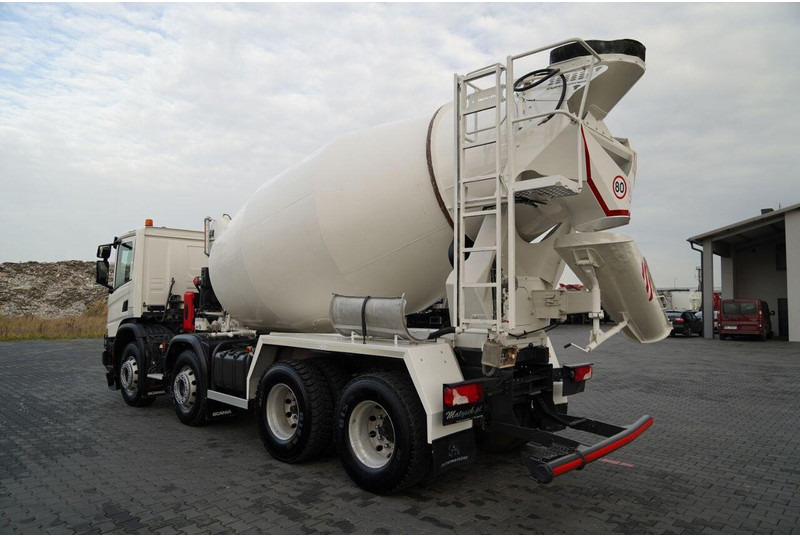 Scania P 410 / 8x4 / BETONOMIESZARKA / GRUSZKA / PUTZMEISTER / 9m3 / AU - Betonmixer: afbeelding 3 Scania P 410 / 8x4 / BETONOMIESZARKA / GRUSZKA / PUTZMEISTER / 9m3 / AU - Betonmixer: afbeelding 3