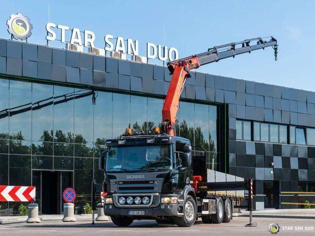Scania P270 6x2 PALFINGER PK 20002 HDS Crane Rotator - Vrachtwagen met open laadbak, Kraanwagen: afbeelding 1 Scania P270 6x2 PALFINGER PK 20002 HDS Crane Rotator - Vrachtwagen met open laadbak, Kraanwagen: afbeelding 1