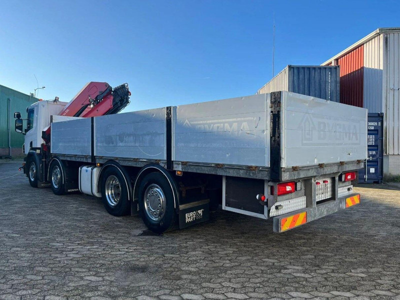 Scania P450 8x2 Flatbed + Crane HMF 2620-K6 - Vrachtwagen met open laadbak, Kraanwagen: afbeelding 5 Scania P450 8x2 Flatbed + Crane HMF 2620-K6 - Vrachtwagen met open laadbak, Kraanwagen: afbeelding 5