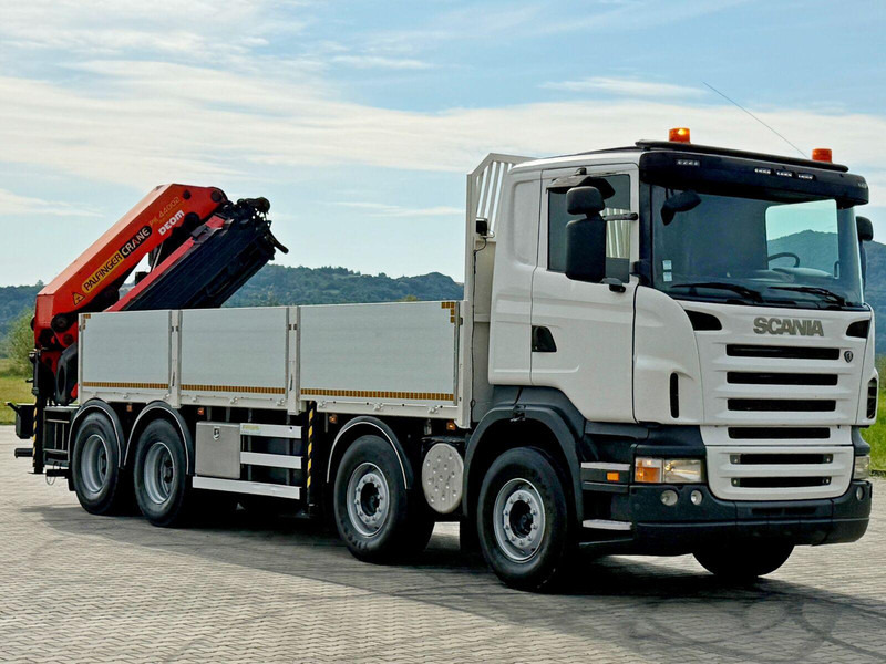 Scania R 420 PRITSCHE 6,47 m * PK 44002/FUNK * 8x4 /TOP - Vrachtwagen met open laadbak, Kraanwagen: afbeelding 3 Scania R 420 PRITSCHE 6,47 m * PK 44002/FUNK * 8x4 /TOP - Vrachtwagen met open laadbak, Kraanwagen: afbeelding 3