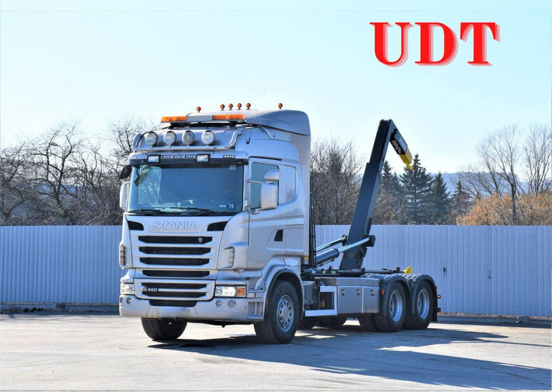 Scania R 480 Abrollkipper * 6x4 * Top Zustand ! - Haakarmsysteem vrachtwagen: afbeelding 2 Scania R 480 Abrollkipper * 6x4 * Top Zustand ! - Haakarmsysteem vrachtwagen: afbeelding 2